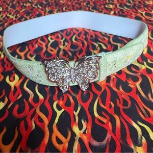 Y2K Whimsical Butterfly Belt